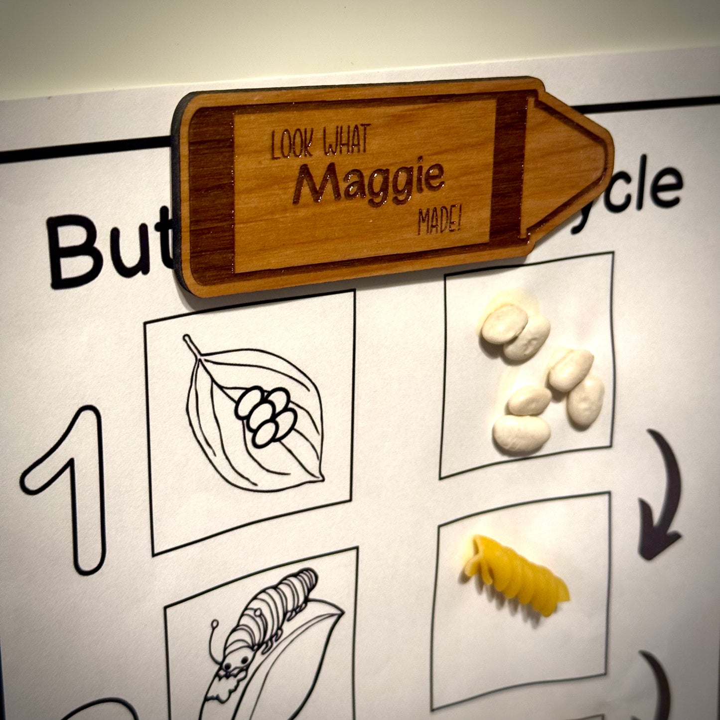 "Look What... Made" Personalized Magnet