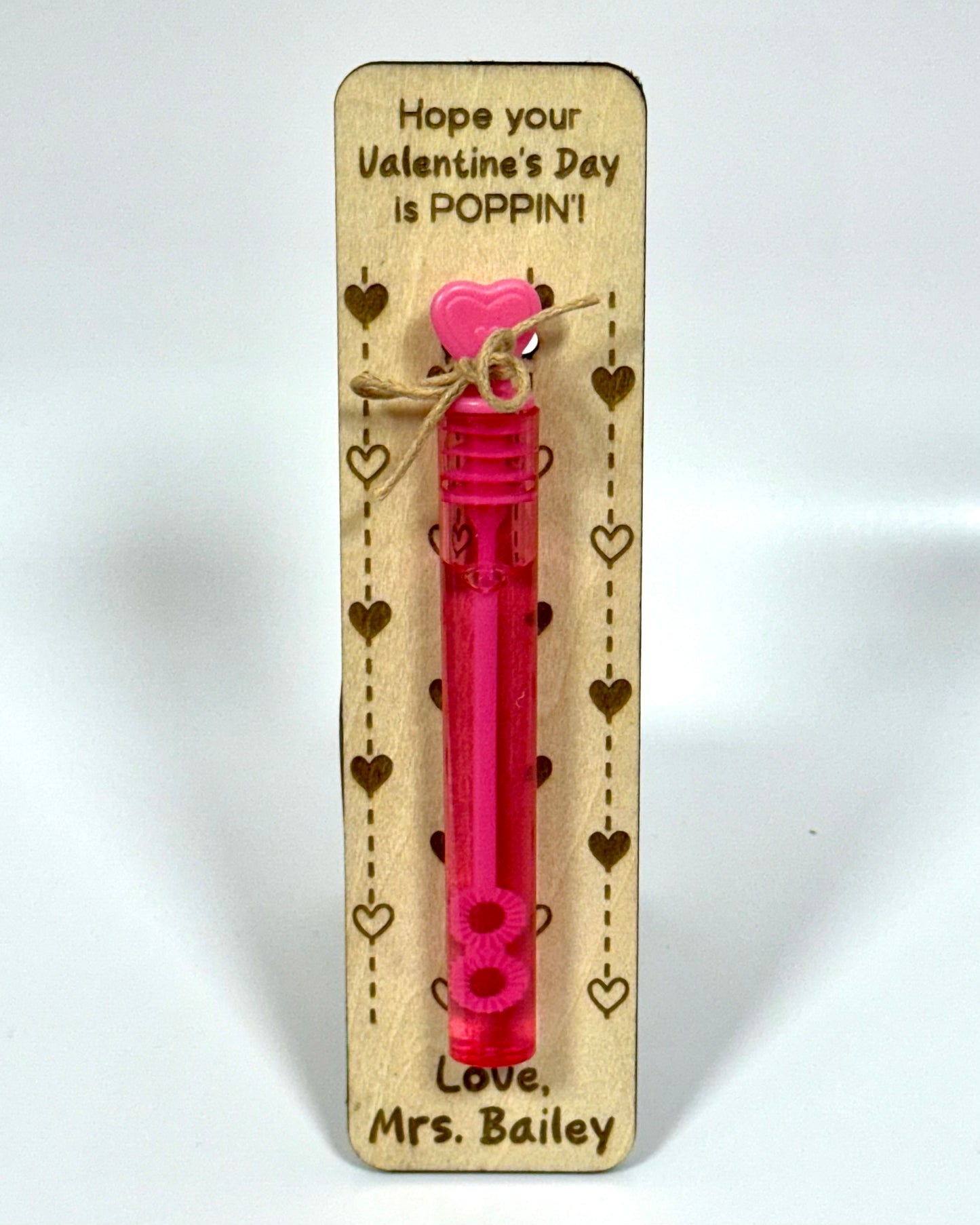 Valentine’s Day Bubble Favors (6 Pack)