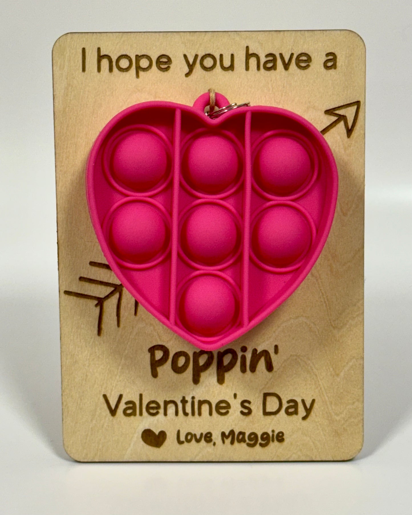 Valentine’s Day Heart Pop It Favors (6 Pack)