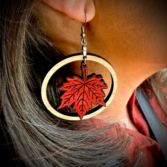 Maple Leaf Earrings