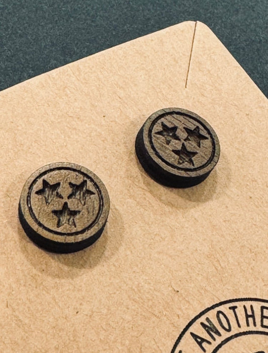 Tennessee Tristar Stud Earrings
