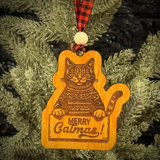 Merry Catmas! Ornament