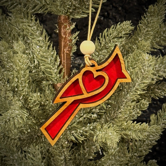Cardinal Memory Story Ornament